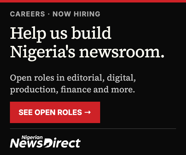 Advertisement from Nigerian NewsDirect