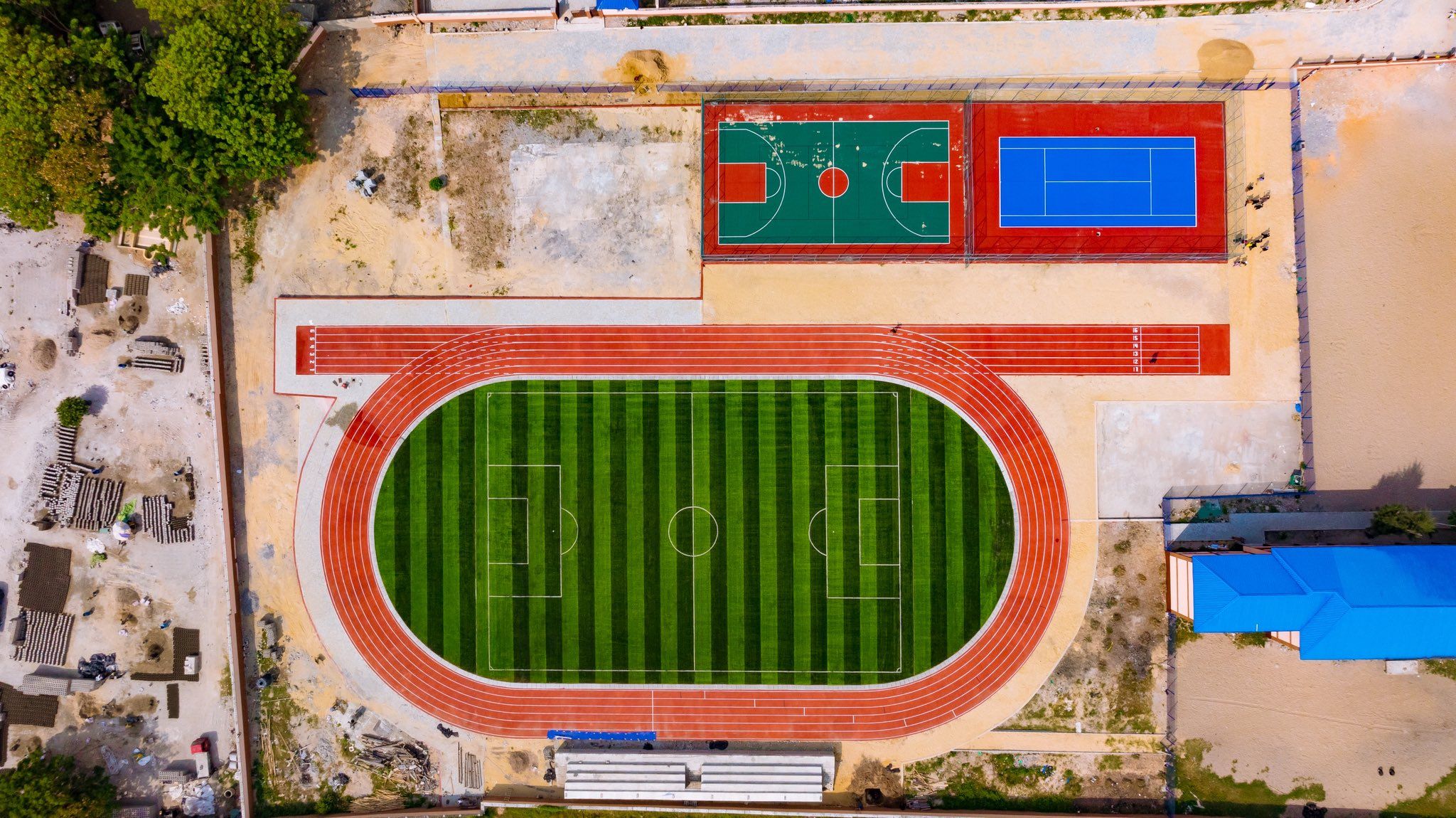 school stadium