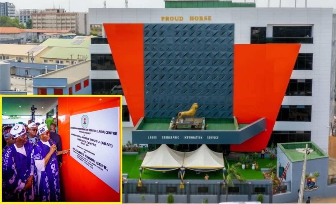 Aerial view of the newly built Lagos State Geographic Information System (LAGIS)