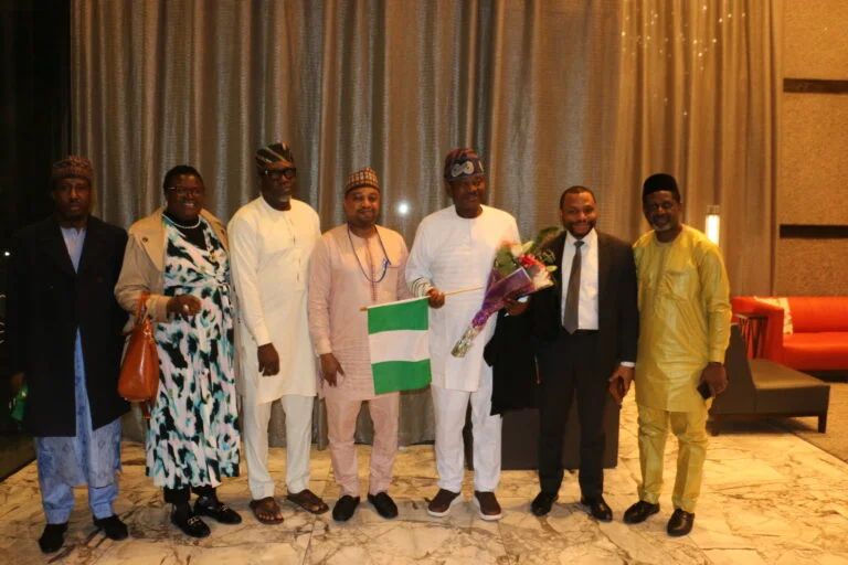The immediate past Senator who represented Ondo until his ambassadorial appointment, insisted that Nigeria remains one indivisible country.

“The president must be successful. Nigeria must be one indivisible sovereign nation,” he stressed.

“We all know that sovereignty is not absolute but to the extent that we are one is an excitement for Mr President.

“Anything contrary to that is unheard of, un-doable un-achievable. It’s one sovereignty. We are all from different backgrounds but we like ourselves.

“Nigeria is a unique country for the world to reference. Nigeria must be one, can only be one. So let us have that very clearly in our minds.”

The Nigerian envoy stressed that it was better for the world for Nigeria to remain one country and assured the country would overcome its current security challenges.