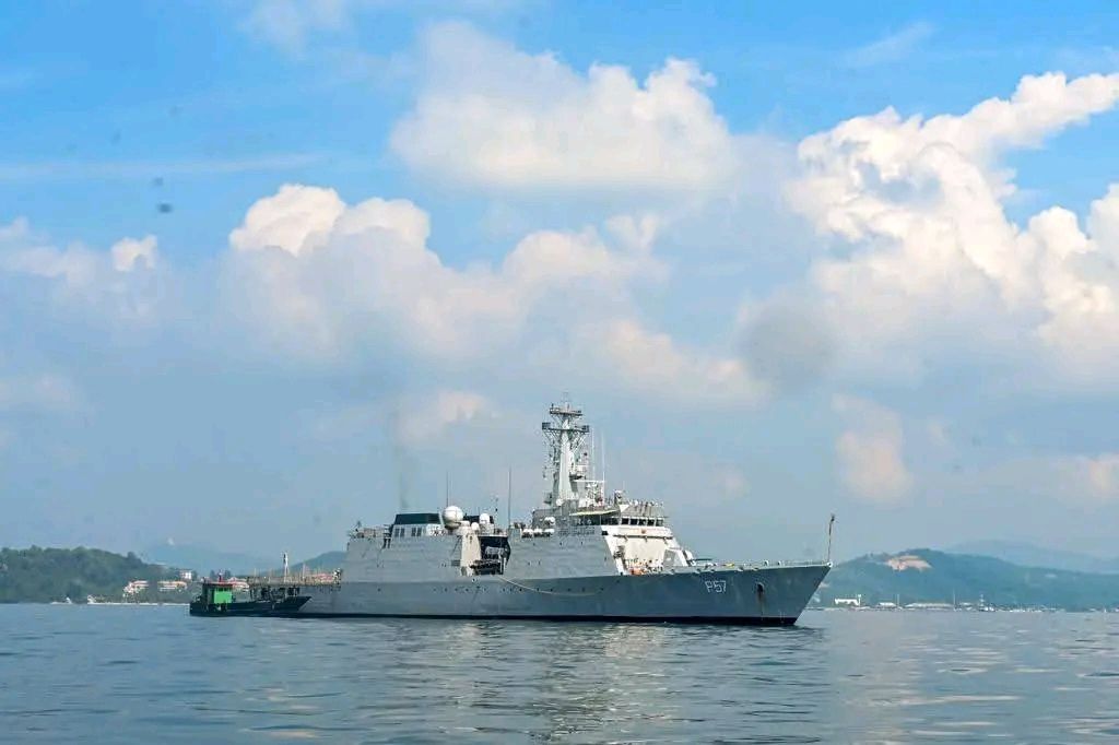 INS, Sunayna, docks, Phuket, strengthen, naval, ties,