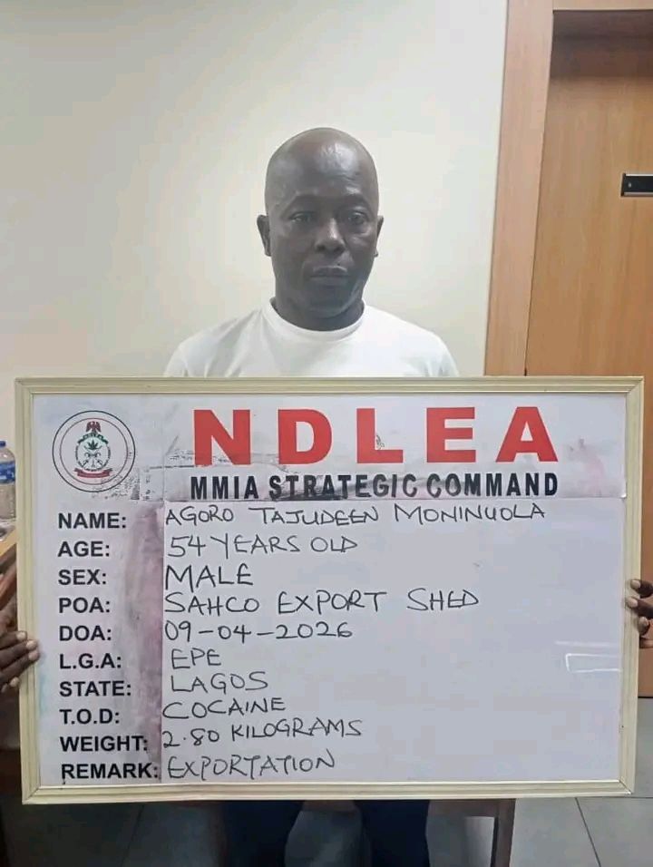 NDLEA intercepts cocaine in food flasks, arrests suspects