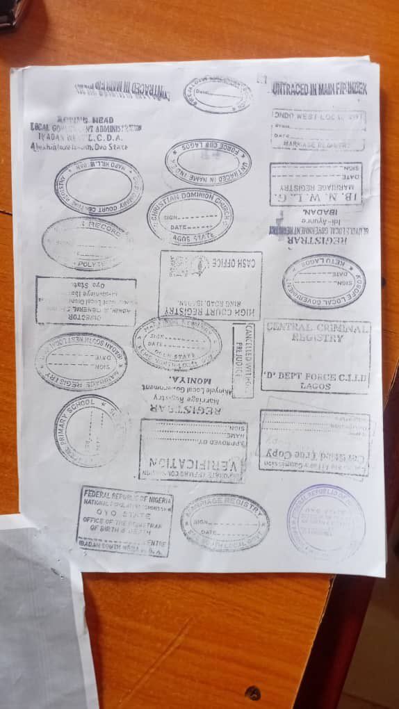 Police arrest 10 over document forgery