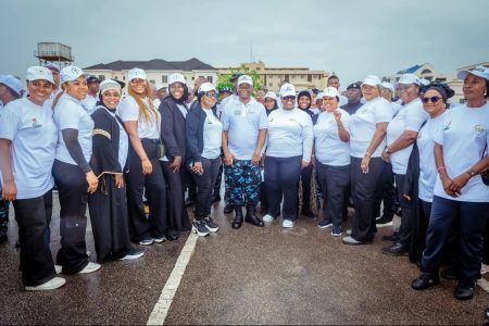 Nigeria Police Force Police Week 2026 Walkathon team picture