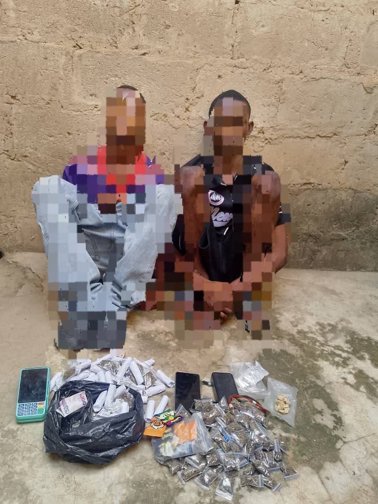 Police arrest two suspected drug dealers