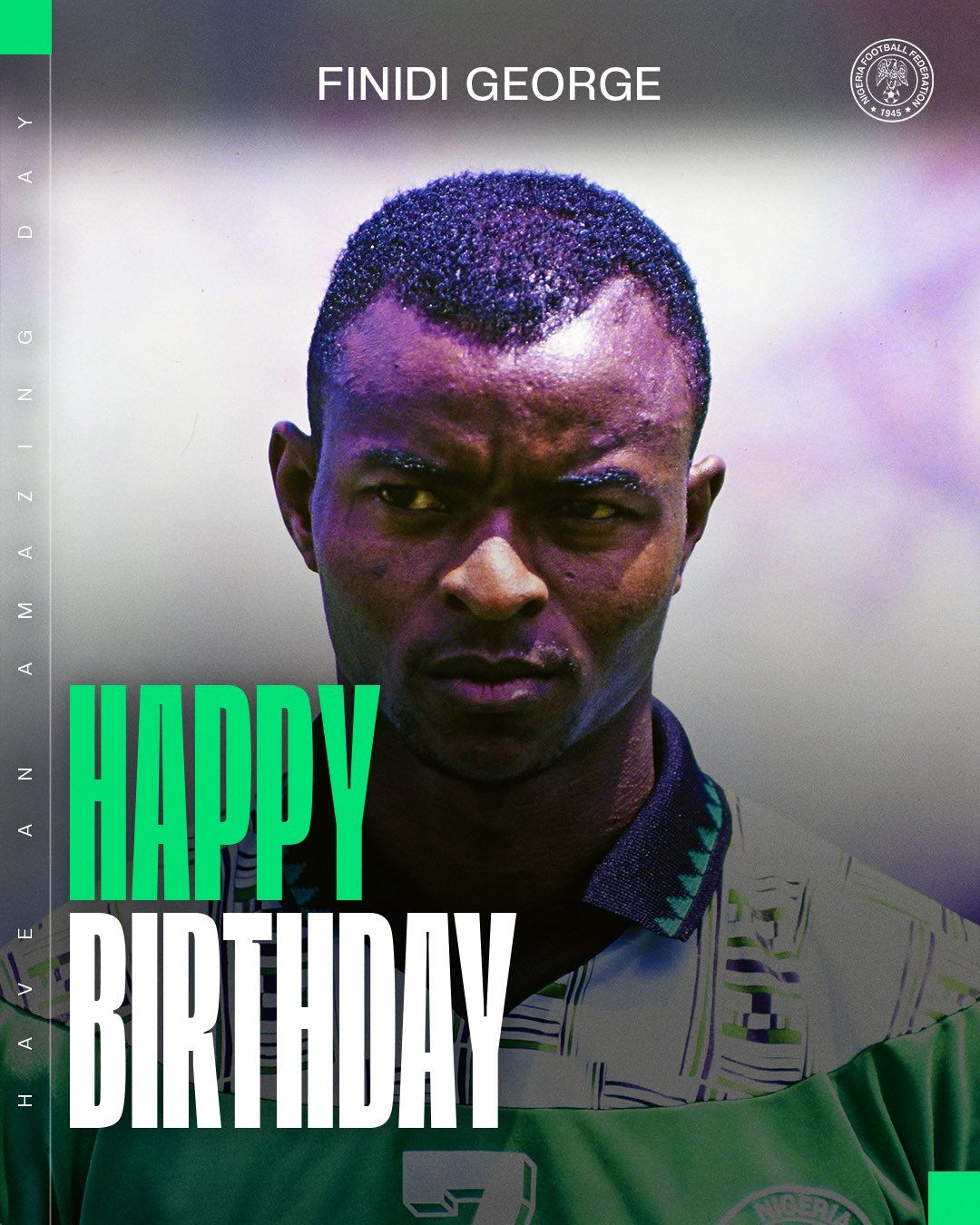 Finidi George celebrates 55th birthday today