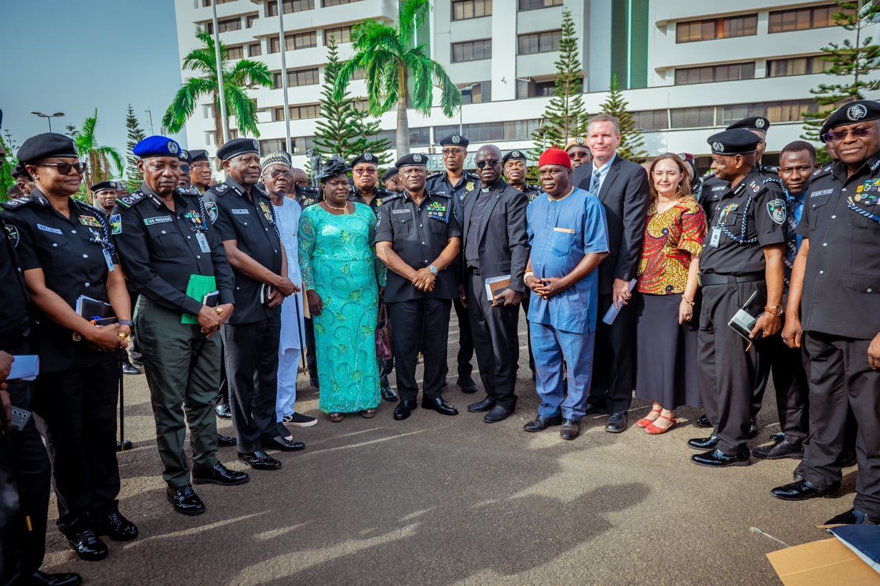 IGP Disu receives US-donated protective gear