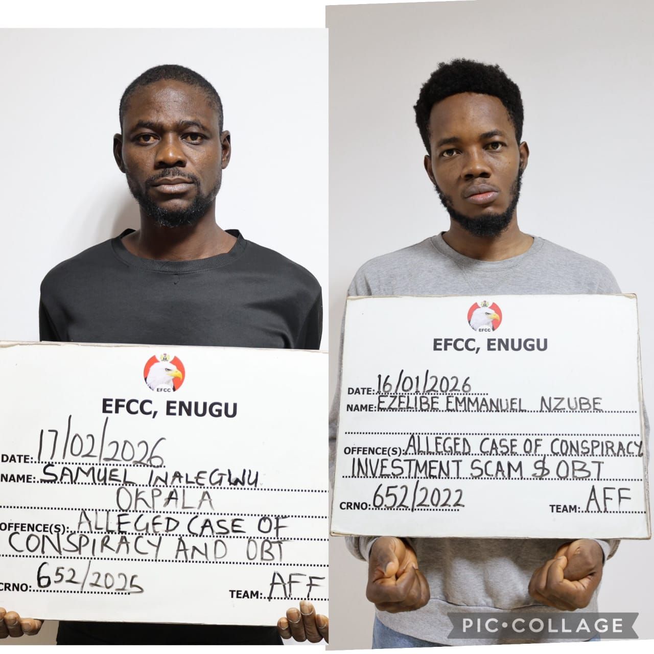 EFCC arraigns 2 over alleged N8.9m fraud