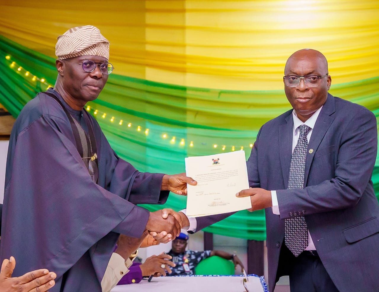 ‎Sanwo-Olu swears in 7 permanent secretaries