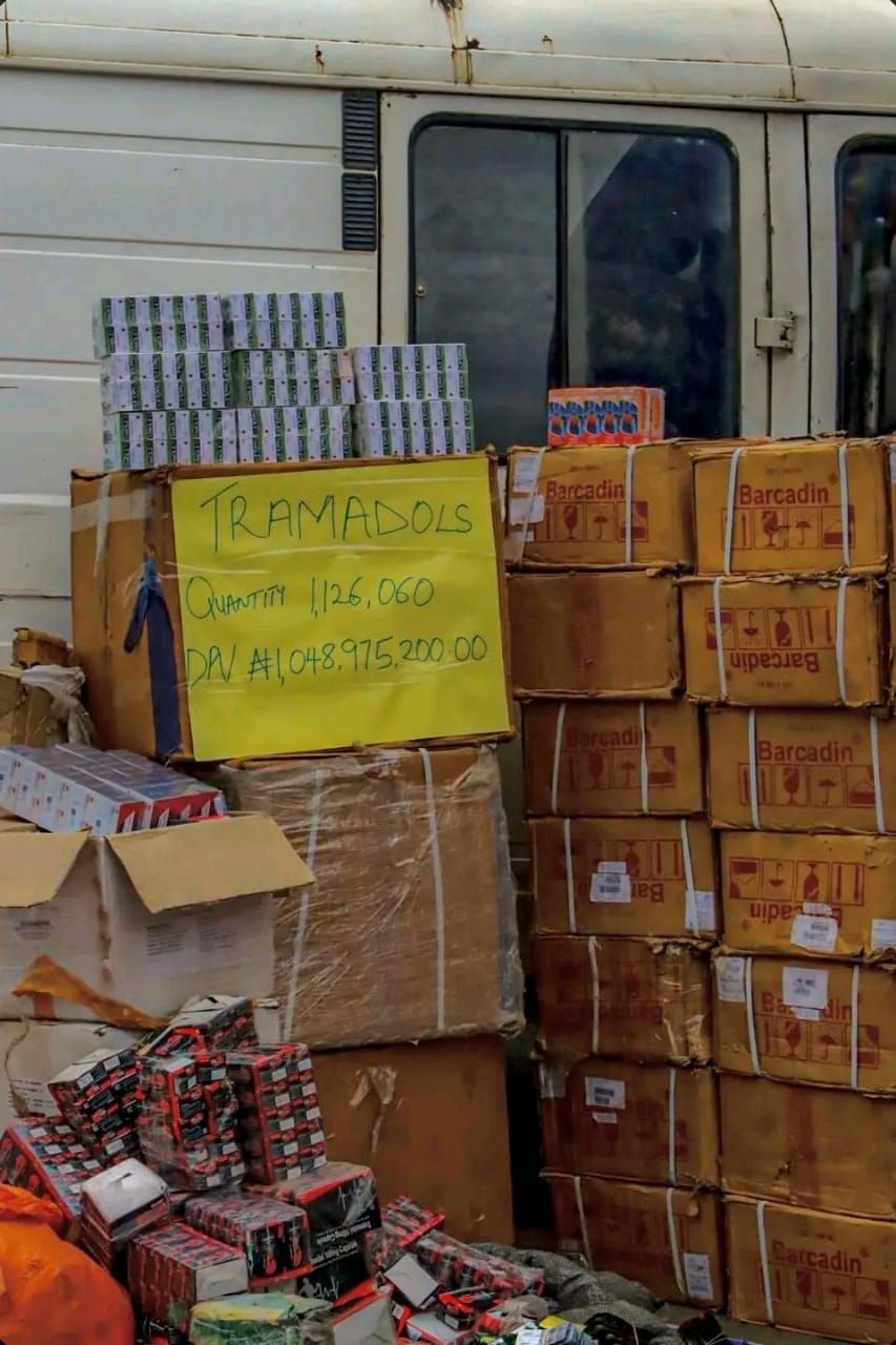 Customs intercepts ₦2.6bn illicit drugs