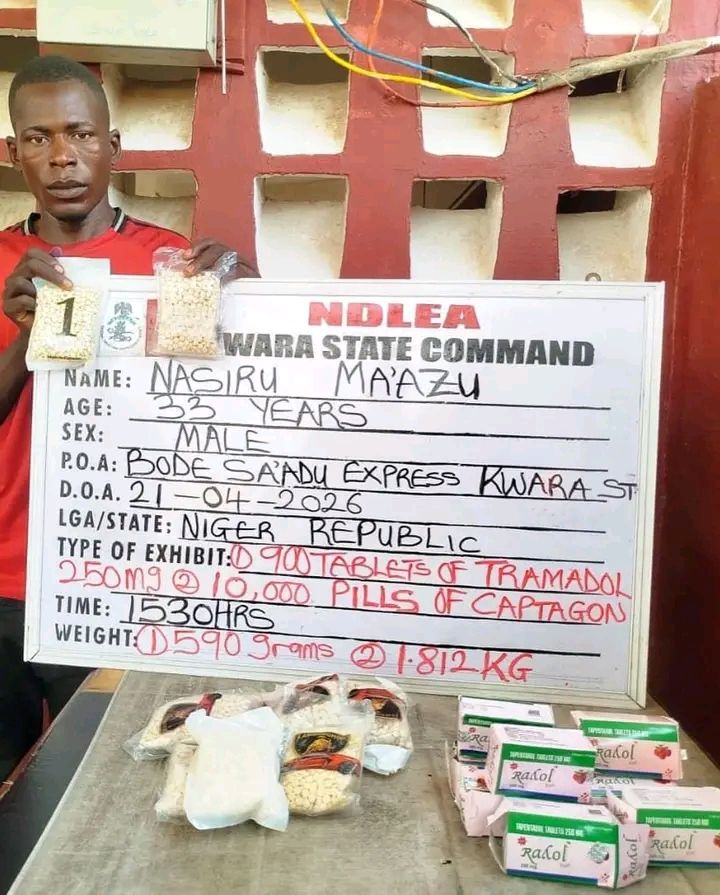 NDLEA intercepts $250,000 terror drug in Kwara