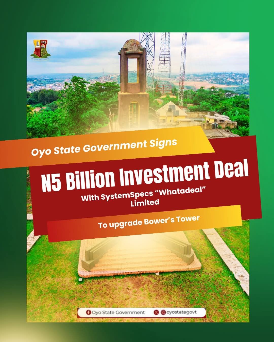 Oyo, SystemSpecs seals N5bn deal to upgrade Bower’s Tower