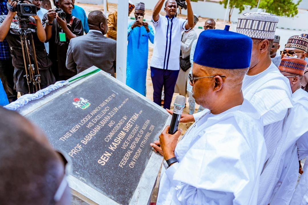 Shettima commissions Borno govt. house clinic, lodge