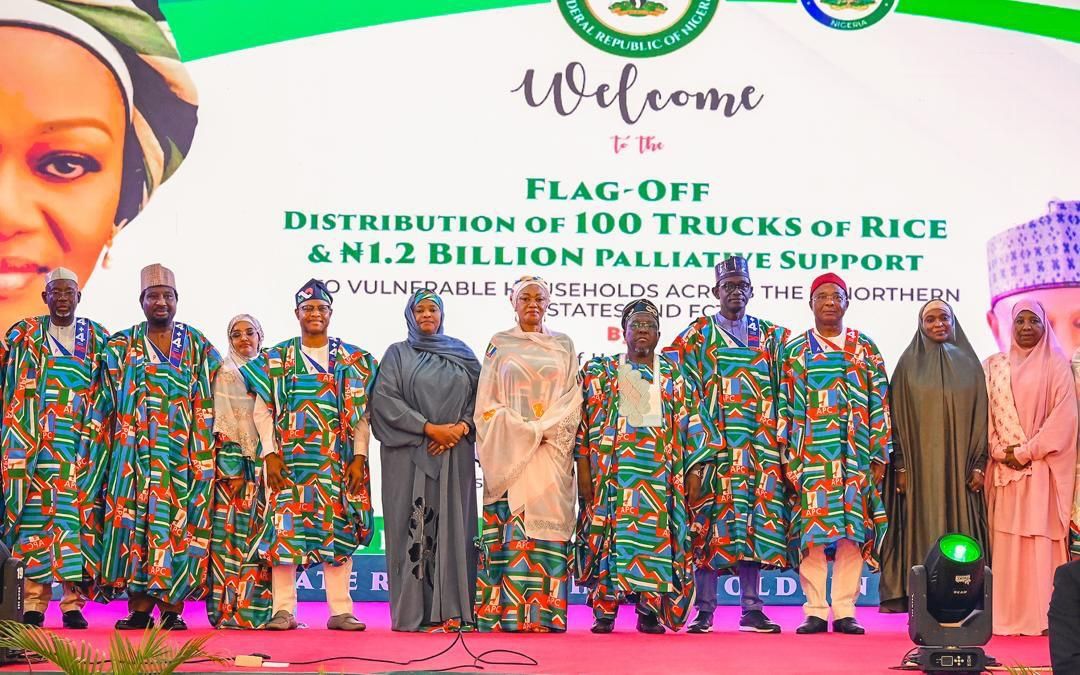 Oluremi Tinubu distributes N1.2bn, 100 rice trucks for Eid