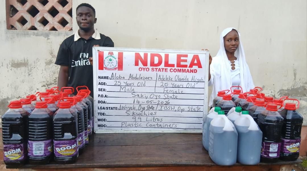 NDLEA intercepts UK, Australia-bound cocaine, opioid consignments in carton walls