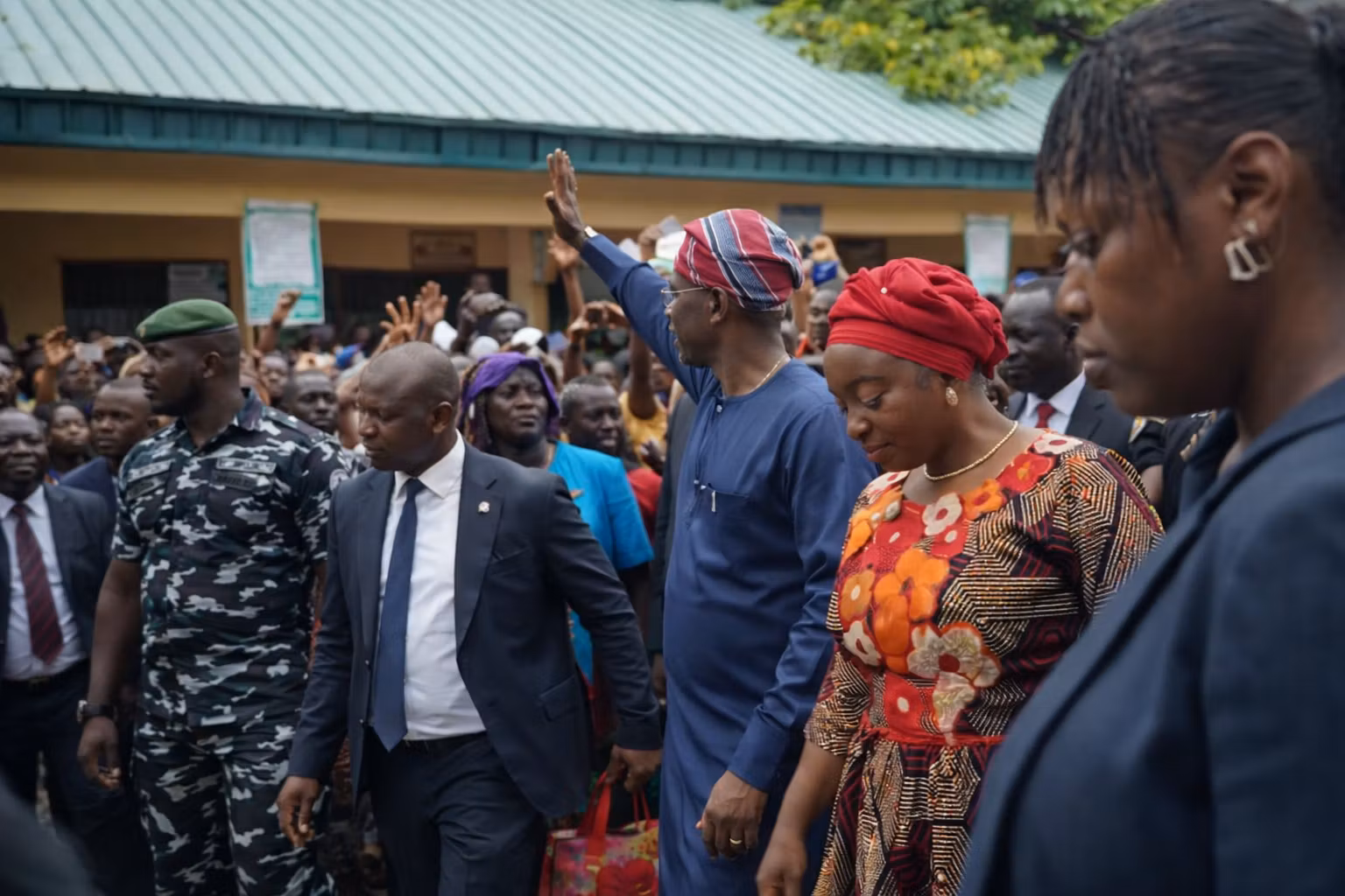 Sanwo-Olu monitors APC presidential primary in Ikoyi