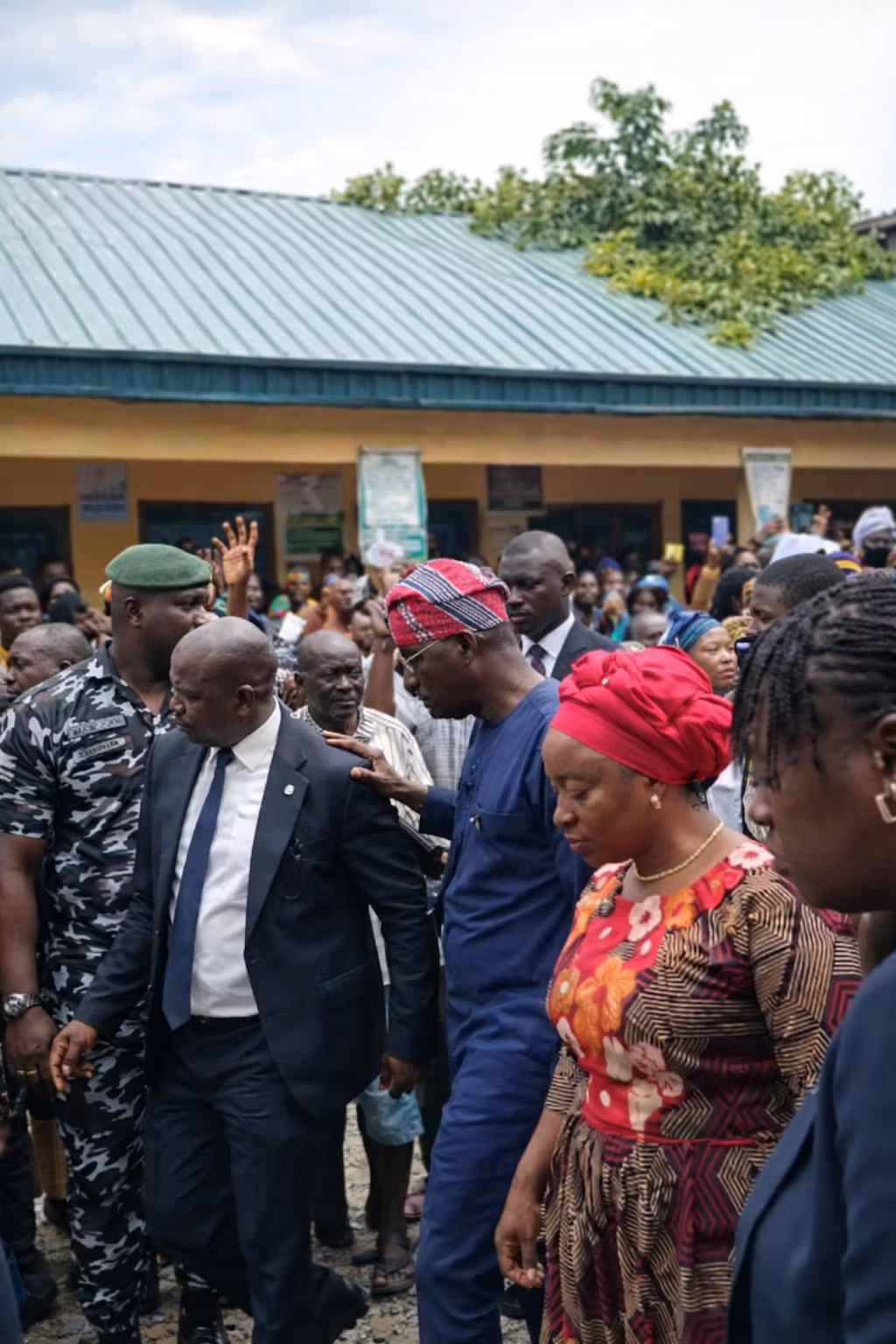 Sanwo-Olu monitors APC presidential primary in Ikoyi