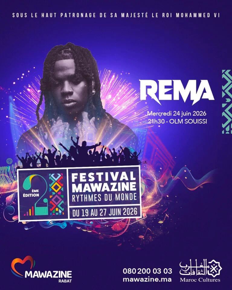 Rema to perform at Mawazine Festival in Morocco