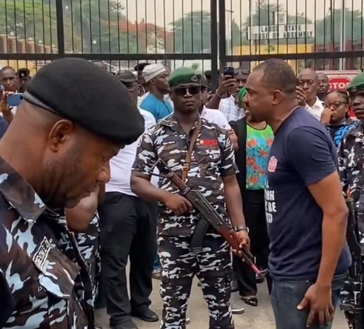 Oyo State School Abduction: Lagos protesters demand rescue of abducted students and teachers