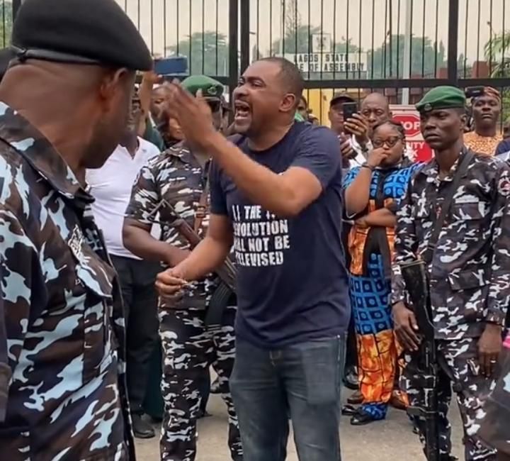 Oyo State School Abduction: Lagos protesters demand rescue of abducted students and teachers