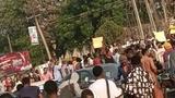 Ibadan Polytechnic students took to the streets over institution’s renaming