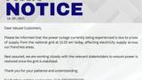 JUST IN: Power outage as national grid collapses