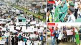 Nigeria @64: Protests rock Lagos, Osun, Oyo, others as Nigerians demand relief from hunger, hardship