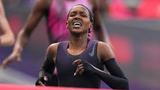 Kipyegon fails to become first woman to run sub-four-minute mile