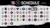 MLS unveils historic 2026 schedule