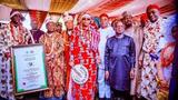 Abia traditional rulers confer chieftaincy title on Tinubu, Onyejeocha
