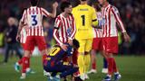 Atletico Madrid beat 10-man Barcelona 2-0