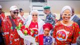 Tinubu arrives in Ekiti, commissions Renewed Hope ICT centre