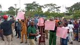 UNIOSUN VC leads protest, as newly recruited Army personnel molests Students