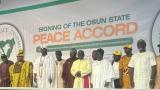 Osun 2026: Political parties sign accord for peaceful poll