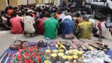 Police arrest 147 suspects, recover 250 cartridges, machetes in Lagos raid