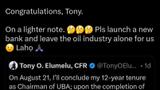 Leave the oil industry alone for us — Wale Tinubu reacts to Elumelu’s departure from UBA