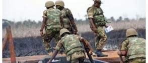 Navy destroys 6 illegal refining sites in Delta
