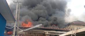 Fire razes plastic store in Osogbo