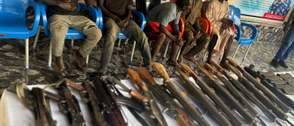 Coastal road: Police arrest 39 suspects, recover weapons as 1,800 manhole covers are stolen