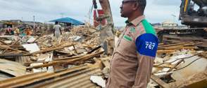 Lagos demolishes structures under power lines in Ikola