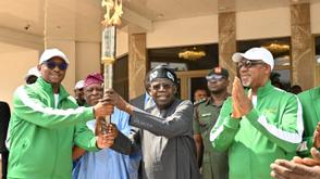 22nd National Sports Festival: Tinubu lights torch of unity, reaffirms commitment to sports devt