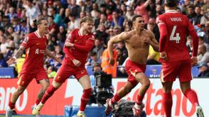 Liverpool close in on title after Alexander-Arnold goal seals Leicester’s relegation