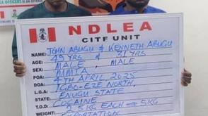 NDLEA nabs India-bound brothers at Lagos airport with 5kg cocaine