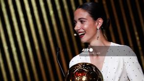 Aitana Bonmati wins second successive women’s Ballon d’Or