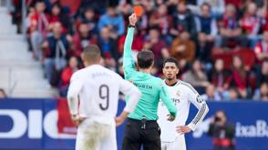 Bellingham sees red as ten-man Real Madrid held by Osasuna
