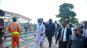 Okpebholo inspects first flyover project in Benin City, assures timely completion
