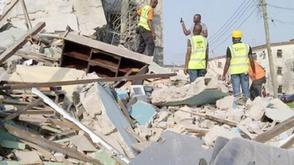 Panic in Lagos as church worshippers, workers escape death in building collapse
