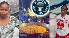 Chef Dammy congratulates Hilda Baci on Guinness Jollof Rice Record