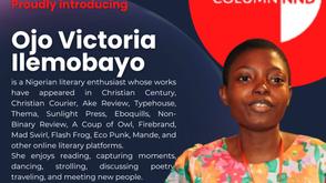 Ojo Victoria Ilemobayo is the new Graphic Designer of Poetry Column-NND