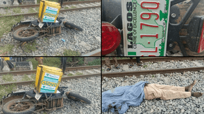Dispatch rider dies in Lagos train crash